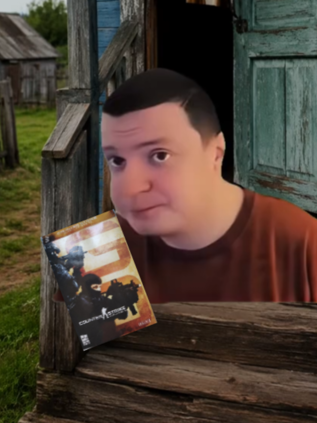 Counter Strike Global Offensive Диск с Игрой в Деревне Меллстрой #cs #cs16 #axe_league #counterstrike #cs2 #csgo #mellstroyfan #cs2memes 