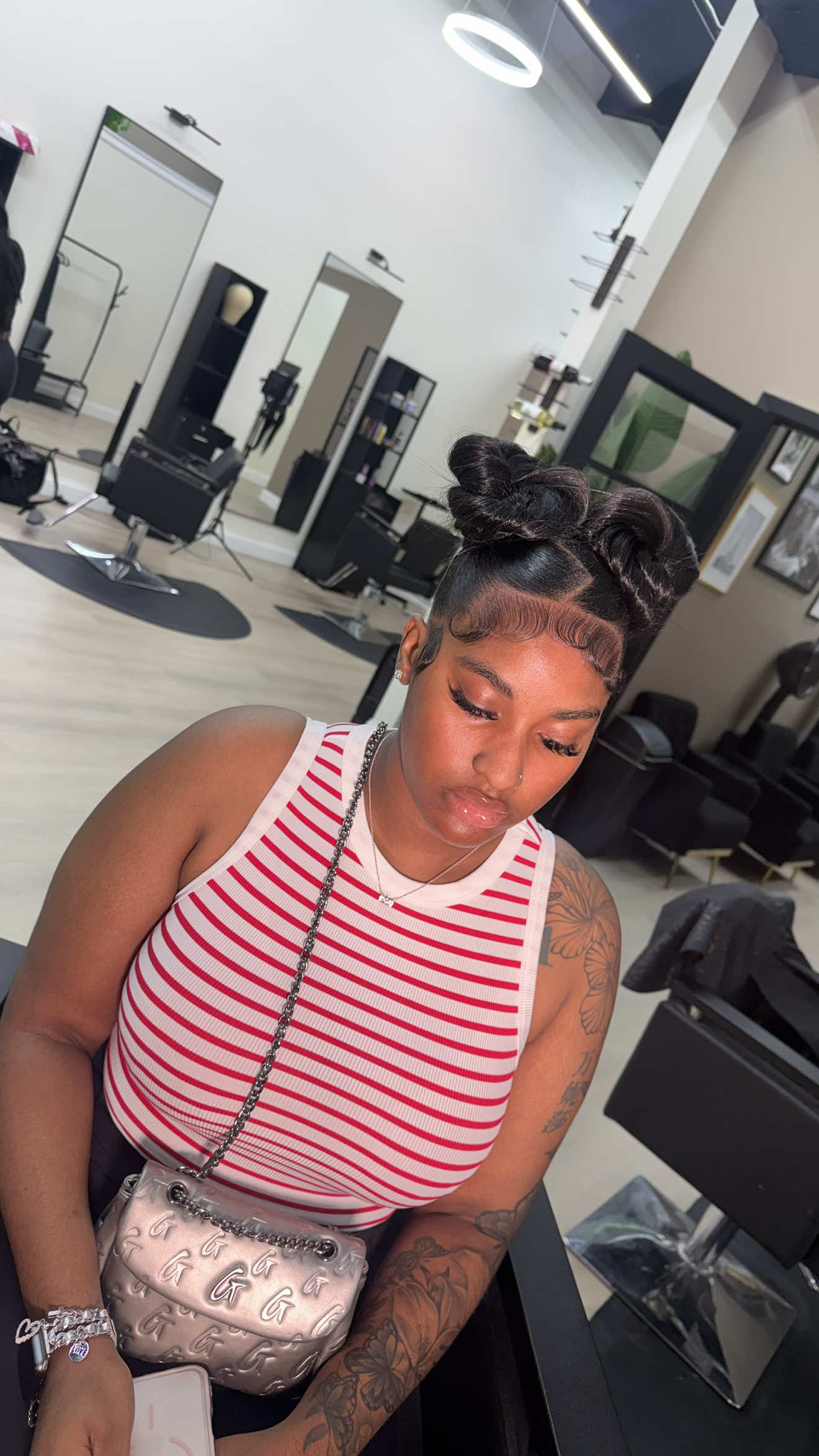 Kash Doll Buns😍 #chicagohairstylist #fyp #kashdoll #hairinspo #chicago 