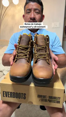 Botas de trabajo waterproof y suela oil resistant #workboots #waterproof #oilresistant #construccionworkers #safetyboots @EVER BOOTS 