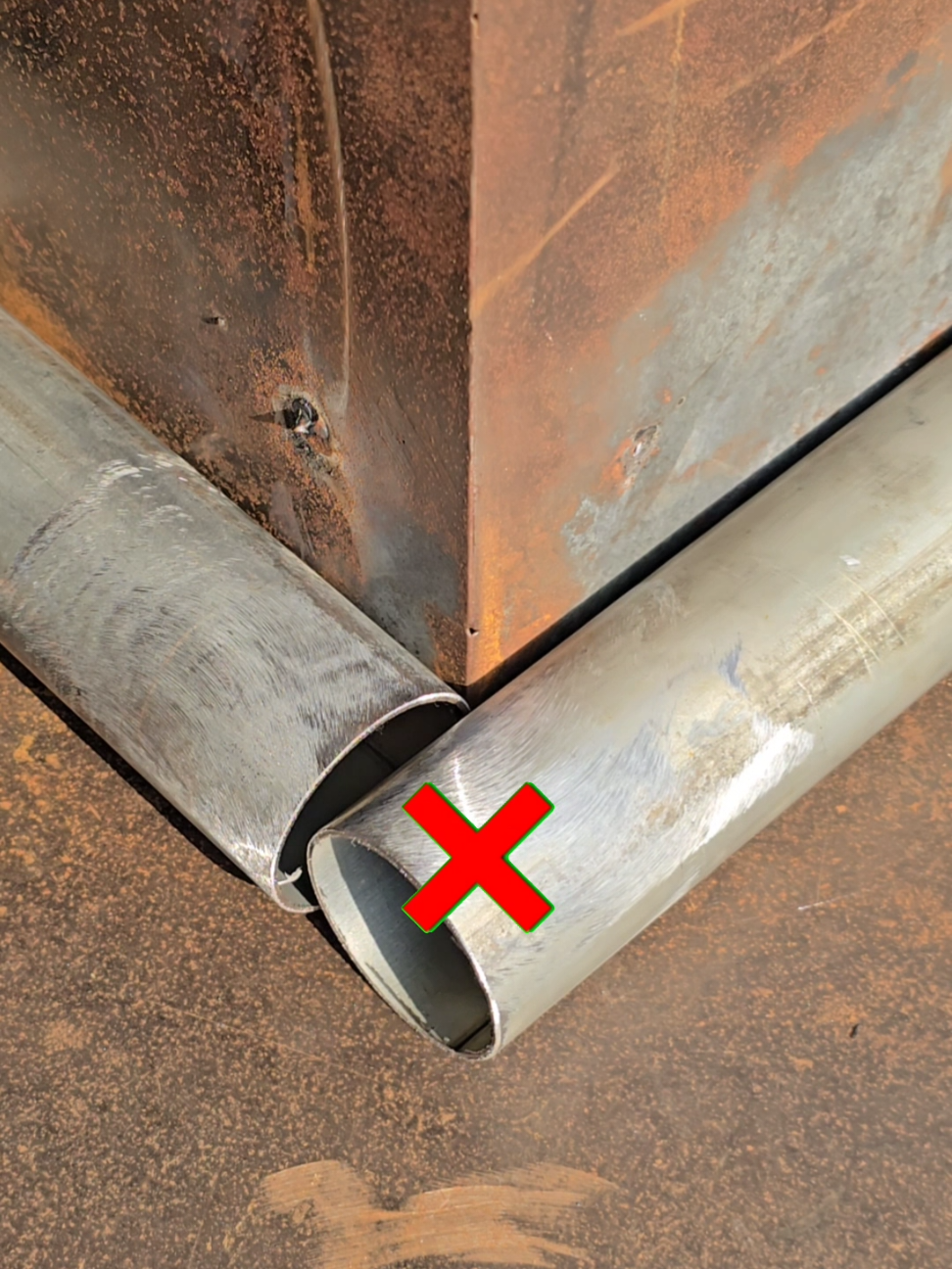 It's simple!!! But not all welders know how to manually create a 90-degree joint on iron pipe #welding #art #handyman #fabrication#weldernation 