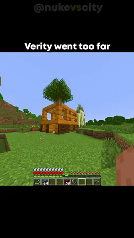 Verity got emotional#Minecraft #minecraftmemes #verity #fyp