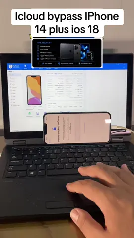 Icloud bypass IPhone 14 plus ios 18#icloud #icloudremoval #jtechfix #usa🇺🇸 #spain🇪🇸 