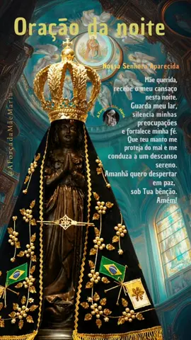 Nossa Senhora Aparecida, Mãe protetora 🙏🏻❤🌹.