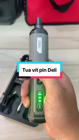 Tua vít pin Deli #thaodilam #tuavitdanang #maysietvit #suachuadiennuoc #DIY 