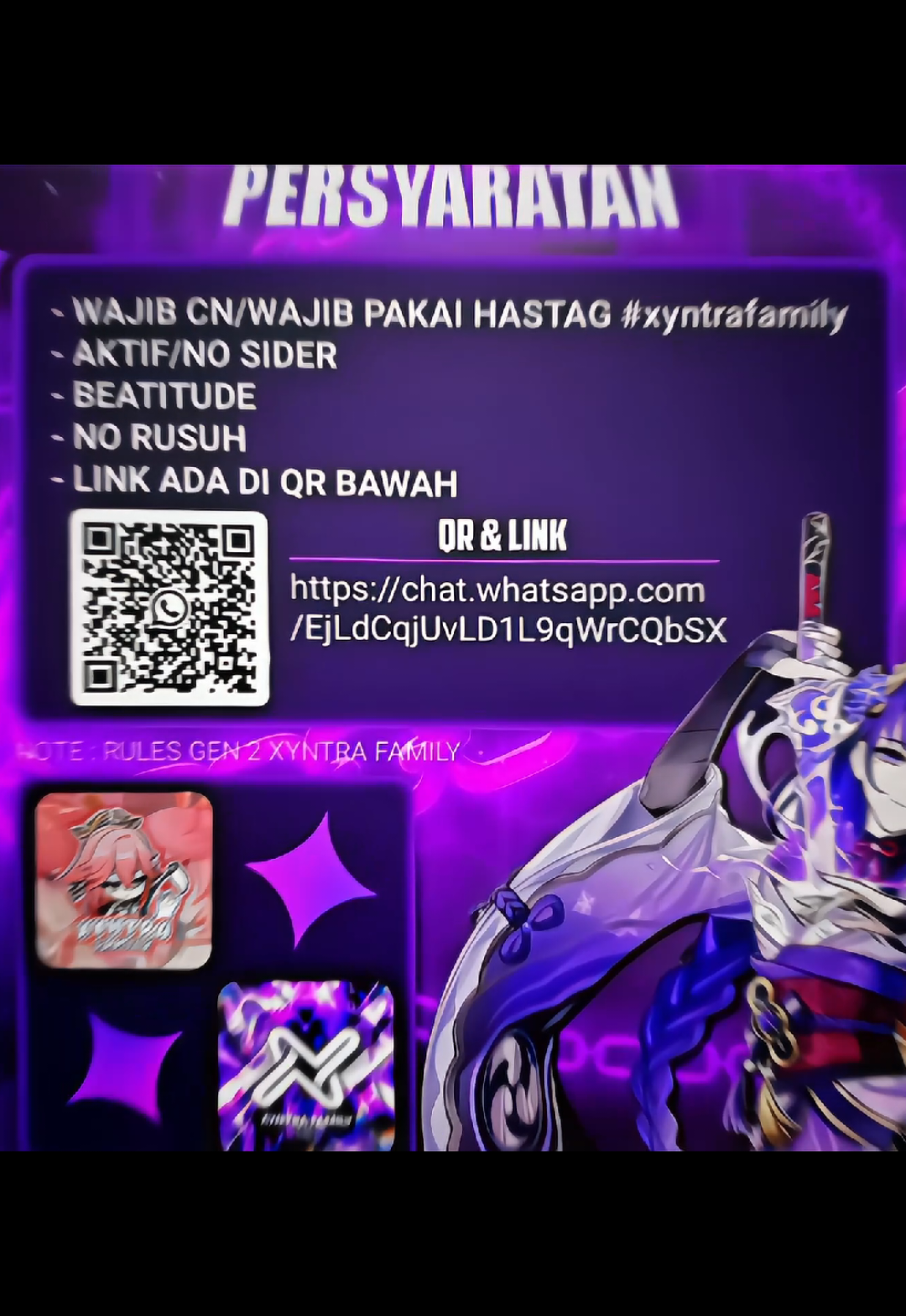 𝗚𝗘𝗡 𝟮 𝗜𝗦 𝗕𝗔𝗖𝗞!  scan kalau gk ada di komen🥰#xyntrafamily #xyntracreators #margaxyntra #margaxf #fyp 