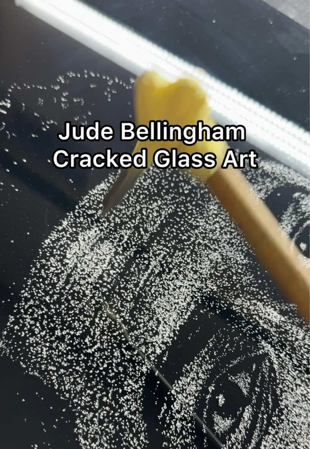 Jude Bellingham Cracked Glass Art🫡🔥 #kaletsogo #artwork #artist #england 