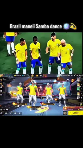 Game Brazil ei samba dance emote diye dilo 👀🥹 ki rag korla 🌚  .. .. .. #foryou #foryoupage #brasil 