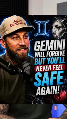Gemini will forgive you but you'll never feel safe again!  Watch this darkest truth about Gemini.. #gemini #never #forgive #podcast #astrologytiktok 