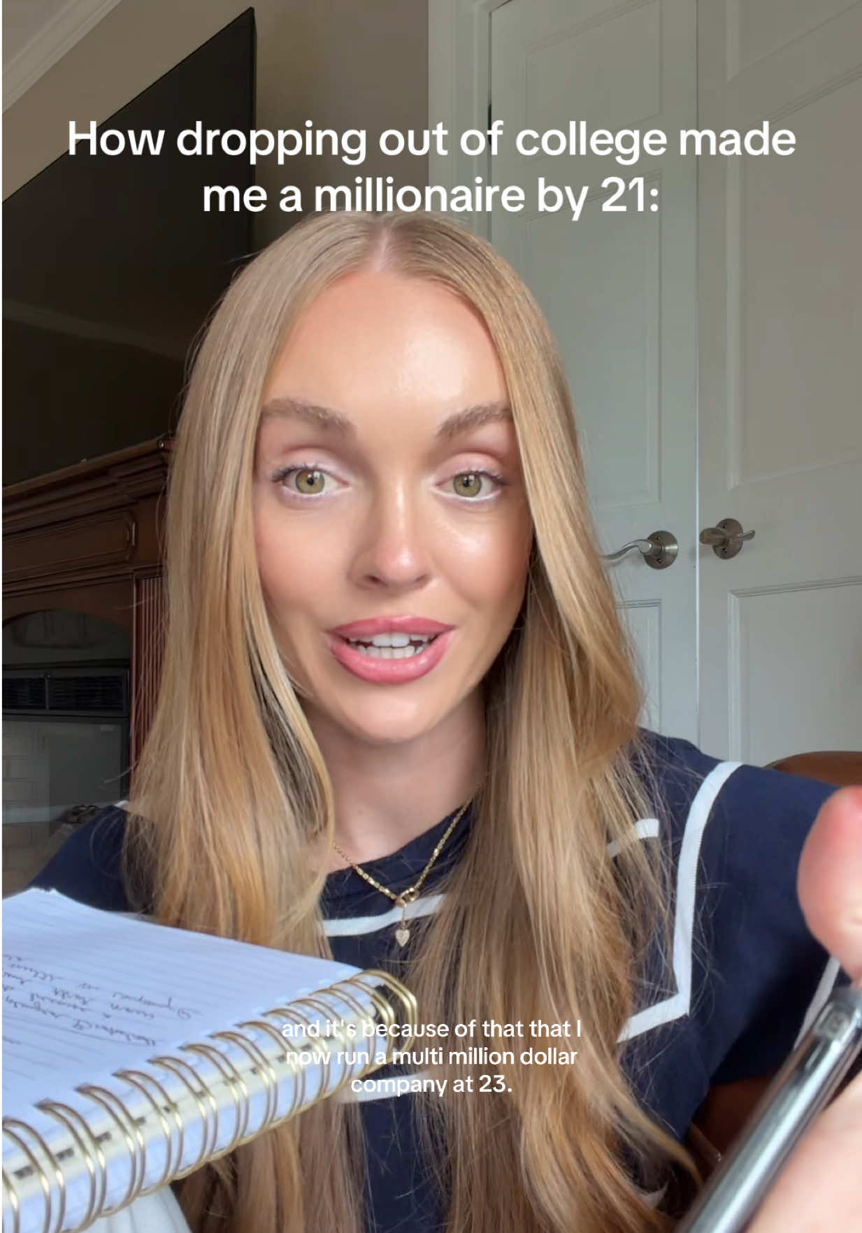 This is how dropping out helped me to build my business, beyond grateful💛 #successmotivation #womensupportingwomen #collegedropout #college #storytime 