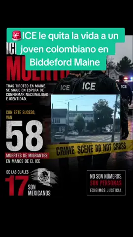 ICE le quita la vida a un joven colombiano de 26 años en Biddeford Maine#redadas #inmigrantes #immigrants#ice#biddefordmaine 