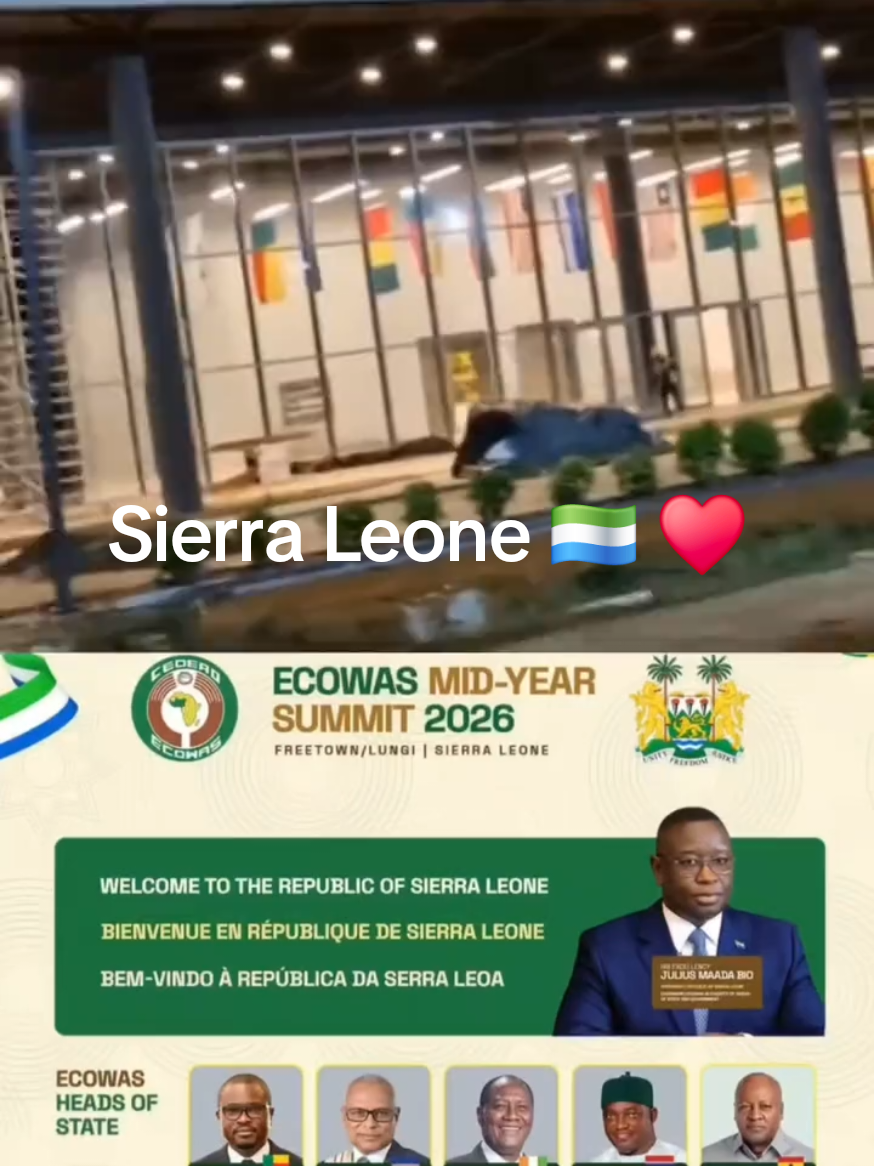 #JuliusMaadaBio #ECOWAS #GodBlessSierraLeone Thank you, His Excellency President Julius Maada Bio. 🇸🇱 A proud son of Sierra Leone and Chairman of ECOWAS, your leadership continues to inspire many. May God bless you with wisdom, strength, and good health as you serve our nation and the West African region. Sierra Leone first, always. May God continue to bless our beautiful country. ❤️🇸🇱 #SierraLeone