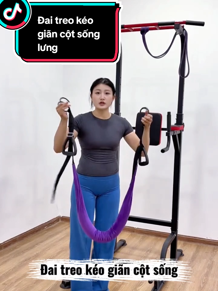 Đai treo kéo giãn cột sống lưng không đau tay , không đau nách #xuhuong #trending #viral #daitreokeogiancotsong #daicotsongthatlung 