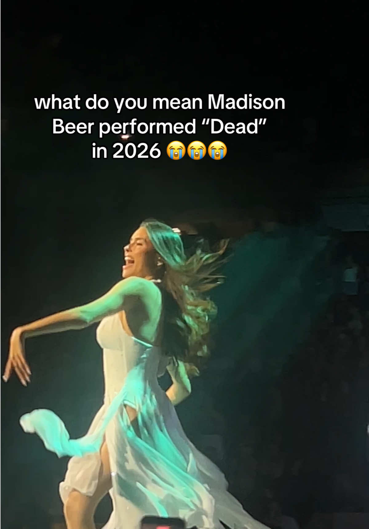 as she pleases WHO! 😭 #madisonbeer #mostalgia #lockettour #concert #fyp 