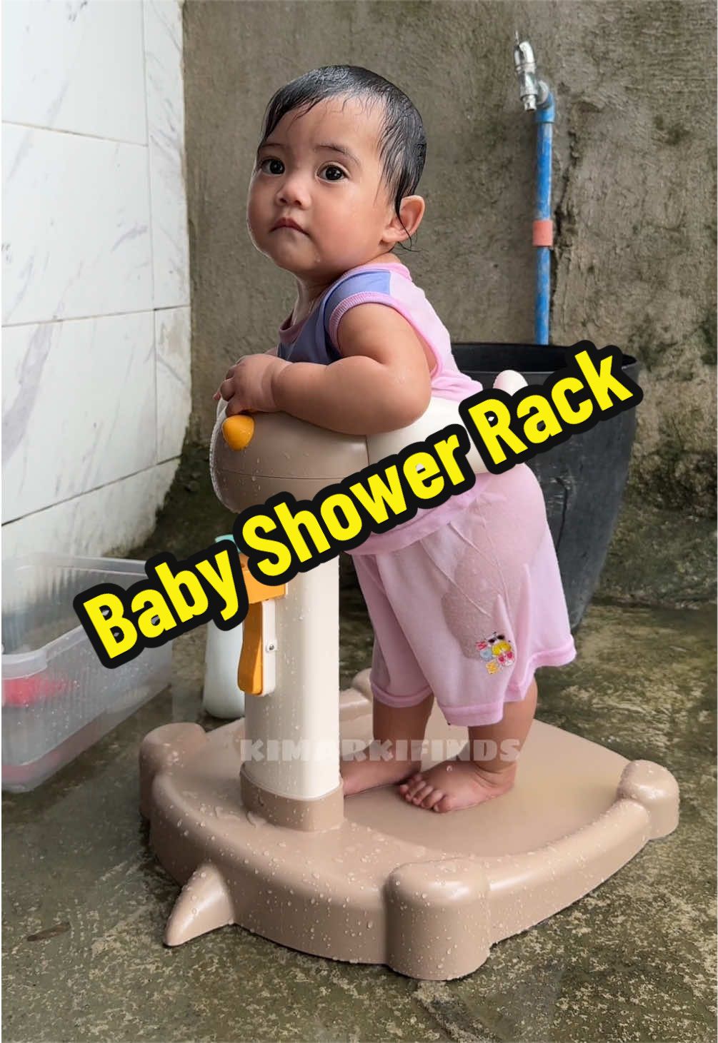 from baby bathtub to Baby Bath stand 🙂 hindi na basta basta makakaalis si baby sa bago niyang baby bath or baby shower rack #babybathstand #babyshowerstand #babybath #babyshowerstand #babybathsupport