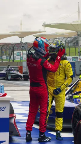 From the back of the grid, to the podium together in Shanghai @Lucas Di Grassi 