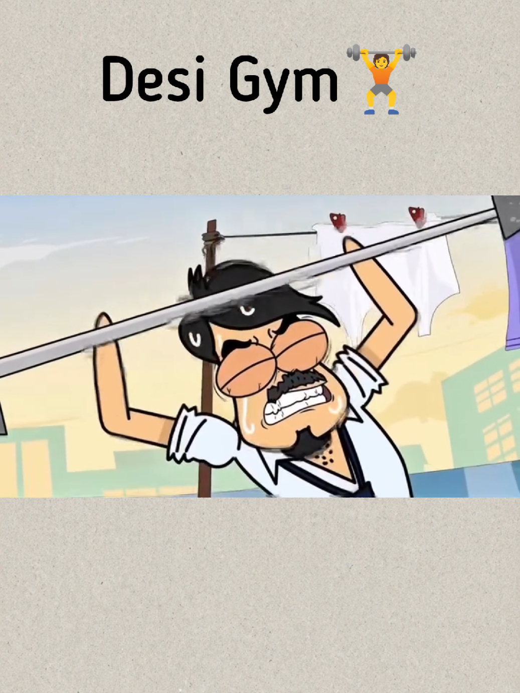 Desi gym 😂 follow for more funny animation 😂  #funny #gymbro #gym #relatablememe #funnyanimation 
