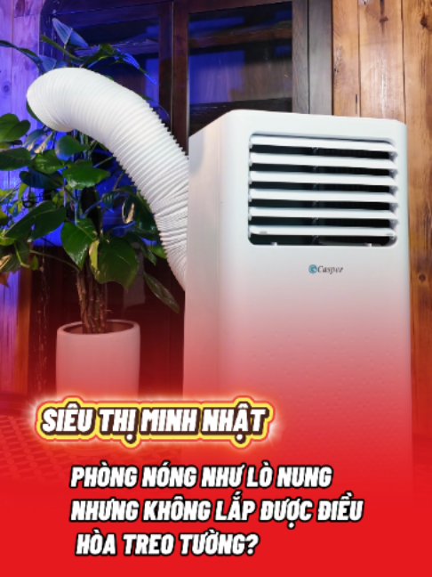 Nhà thuê, phòng trọ hay chuyển chỗ ở thường xuyên? Đừng đầu tư điều hòa cố định! Casper PC-09TL33 có thiết kế nguyên khối, bánh xe tiện di chuyển, làm mát hiệu quả cho phòng nhỏ và còn tích hợp chế độ hút ẩm cực hữu ích trong mùa nồm. ❄️ #Casper #PC09TL33 #DieuHoaDiDong #TikTokShop #GiaDung #dieuhoadidongcasper #dieuhoacasper #dieuhoa9000btu #dieuhoa1hp