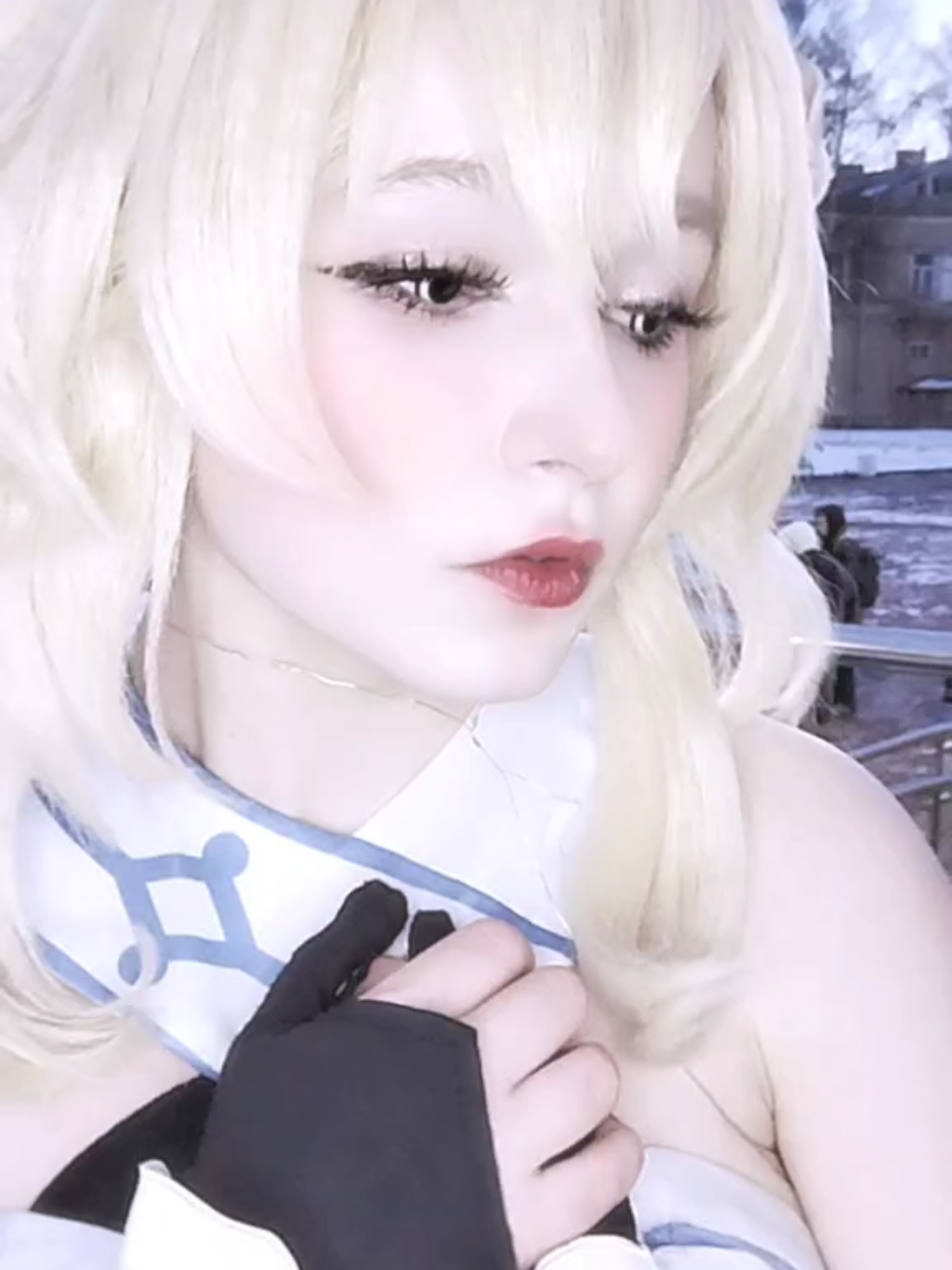 Люмин в снежной Тгк:блог чурчхелы #LUMINE  #люмин #GenshinImpact #cosplay #геншинимпакт #верачурчхела #птзкосплей 