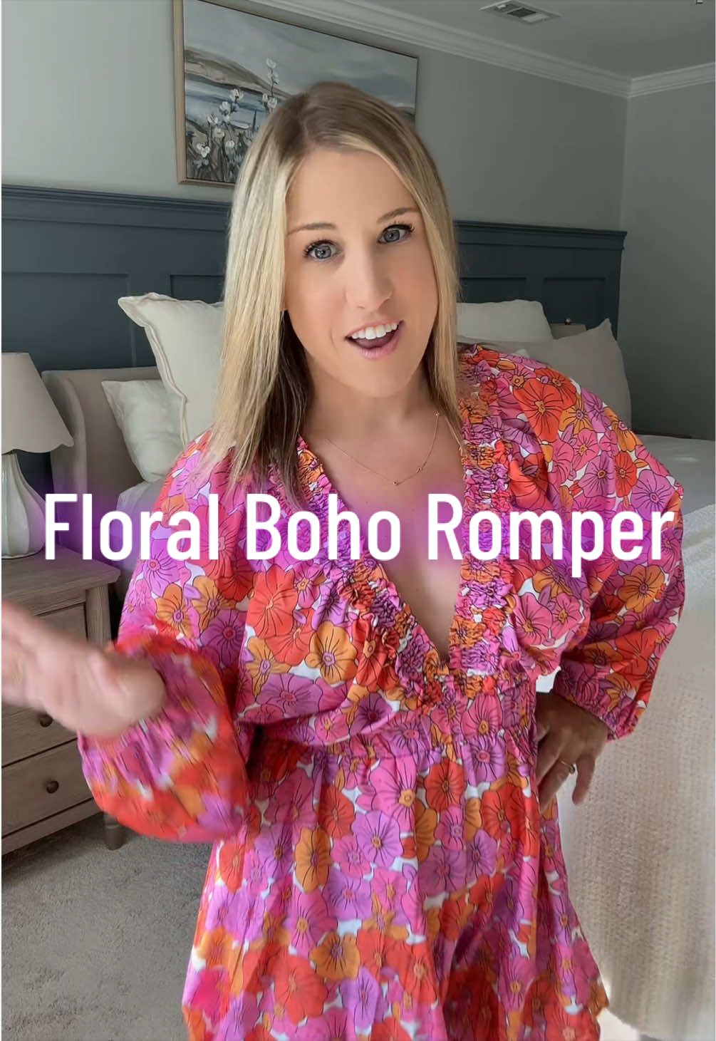 🌸 As a medium-sized mom in my 30s, I’m always looking for outfits that are cute, comfortable, and easy to style. Wear it with cowboy boots for concerts, wedges for date night, or flats for brunch. One outfit, so many ways to wear it from spring through fall. #romper #summeroutfits #falloutfits #falldealsforyou #datenightoutfit @Fxyltyj 