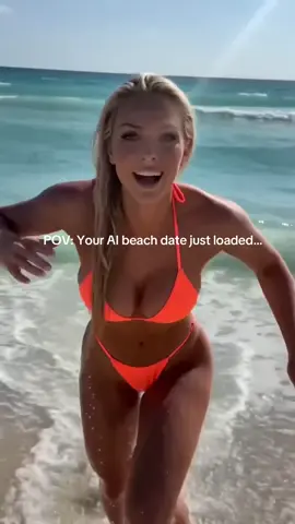 Your AI crush was generated by @BlackCrownAI 🌊🤖  #AIInfluencer #beach #viral #foryou #aigirl 