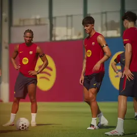 barca boys training is back today...#barcelona #traning #today #viscabarca🔴🔵 #viuseproblem 