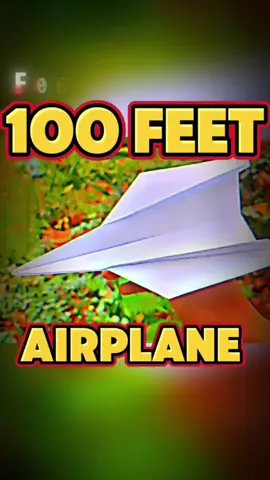 This Paper Airplane Flies 100 Feet! 🤯✈️ (Easy Tutorial) Think a paper airplane can't fly 100 feet? Think again! ✈️ Learn how to fold this amazing long-distance paper airplane in just a few easy steps. Try it yourself and see how far it flies! Don't forget to like, comment your flight distance, and subscribe for more awesome paper airplane tutorials. #paperairplane #origami #paperplane #DIY  #fyp 