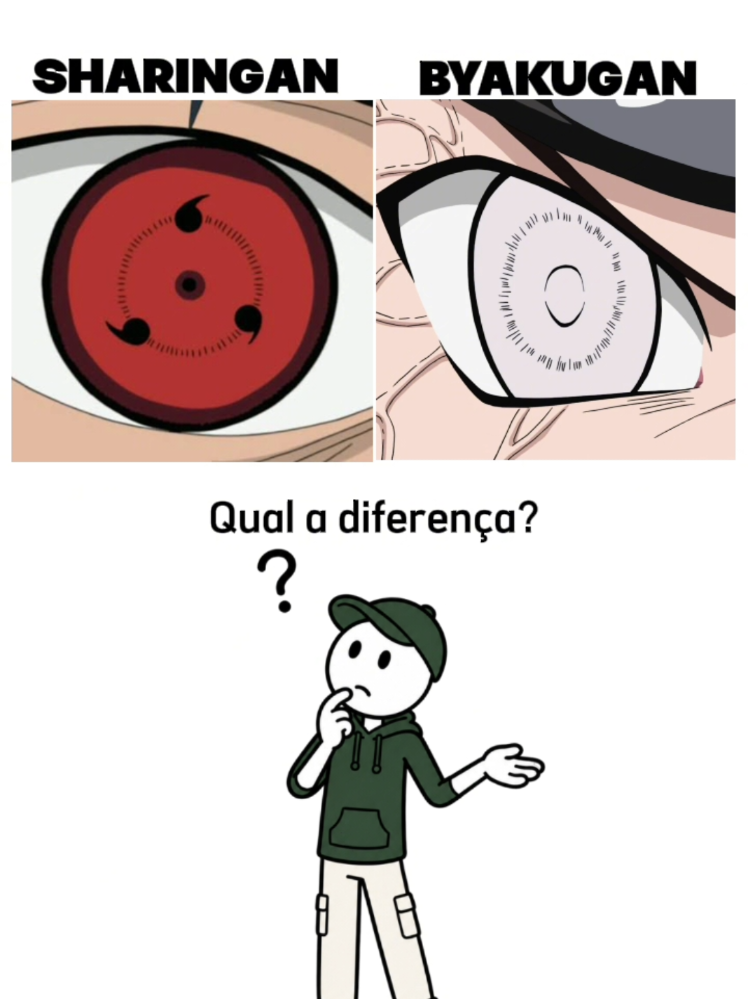 Qual a diferença versão naruto #naruto #anime #fy #foryou #curiosidades 