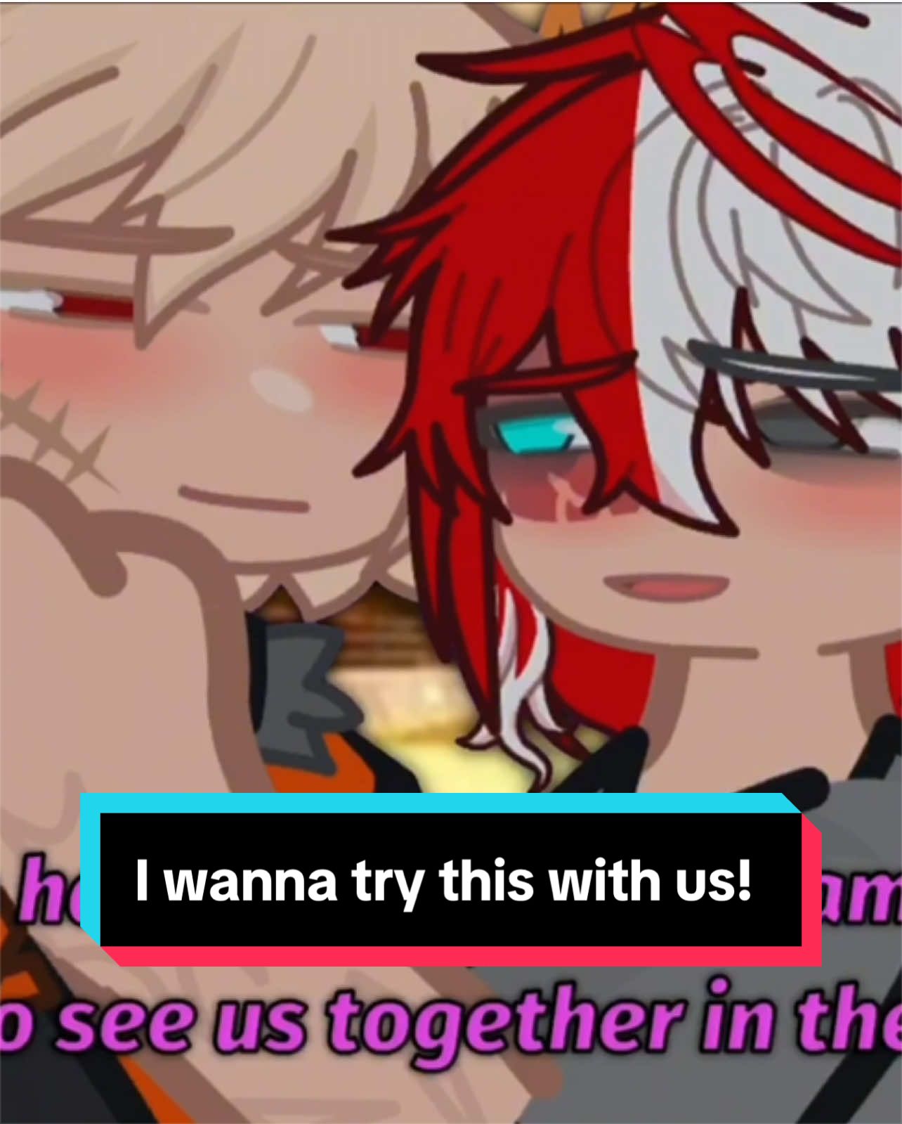 I wanna try to with us…BAKUTODO❤️💙 #bakugou #todoroki #myheroacadamia #bakutodo #fyp  Thank you guys so much for the love and support 💥🍰 