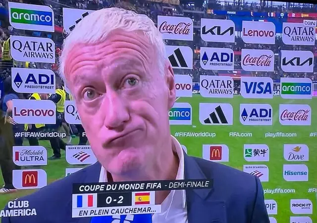 ديدي ديشامب 🎙️الحكم مكانش ف المستوى  ديال نصف نهائي كأس العالم كان مع المنتخب الإسباني  ولو أن إسبانيا لعبو مزيان ويستهلو الرباح لكن الحكم كان مؤثر🇫🇷