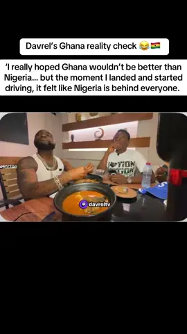 Davrel’s Ghana reality check 😂🇬🇭  ‘I really hoped Ghana wouldn’t be better than Nigeria… but the moment I landed and started driving, it felt like Nigeria is behind everyone.  Everybody can’t be ahead of us na!’ Told straight to Davido 😭 Who else can relate to this travel shock? @davido #davido #fyp #viralvideo #trending #viral 