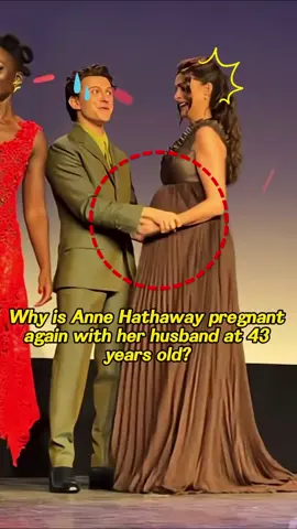 Why is Anne Hathaway pregnant again with her husband at 43 years old? #celebrities #annehathaway #pregnancy #facts #hollywood