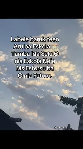 Lable baruk teen ba eskola👌🏾✍🏽#lewatberanda #eskola #timorleste🇹🇱 #fyppppppppppppppppppppppp 