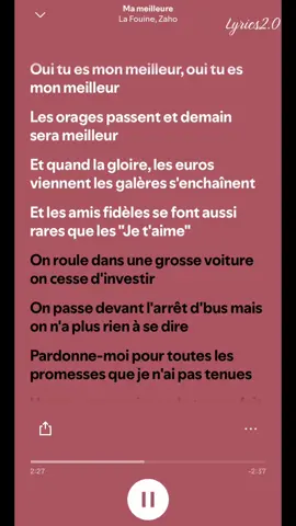 LA FOUINE ft ZAHO — LA MEILLEURE 🥰 💪 #lafouine #zaho #lameilleure #lyrics_songs #paroles 
