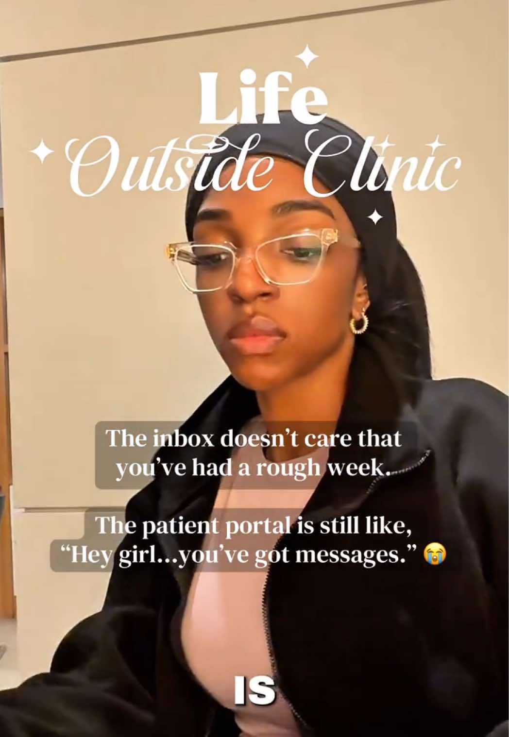 Last week really put me through it 😅 What’s one inconvenience you dealt with this week that you can laugh about now? Shoutout to Lexapro 🫶🏾 #LifeOutsideClinic #DoctorLife #DayInTheLife #HealthcareWorker #WeekendVibes