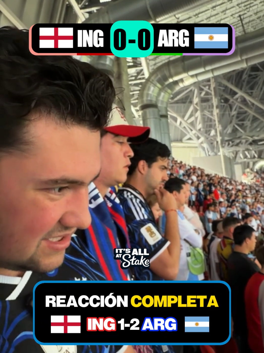Reacción COMPLETA ⚽ Inglaterra 1-2 Argentina #mundial2026 #semifinal #argentina #inglaterra