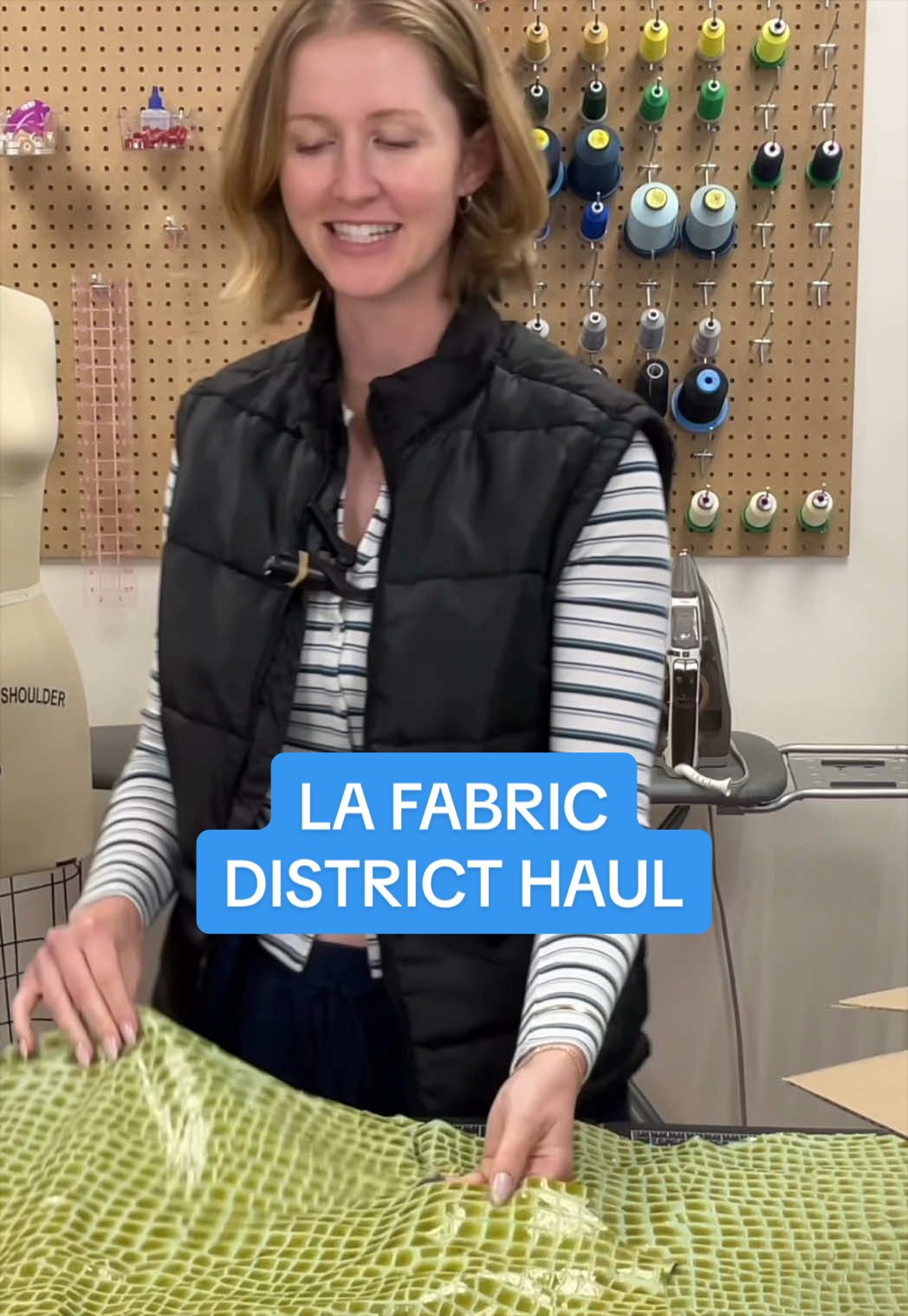 LA fabric District haul except I've already used half the products so here is what I bought and what I made #sewing 