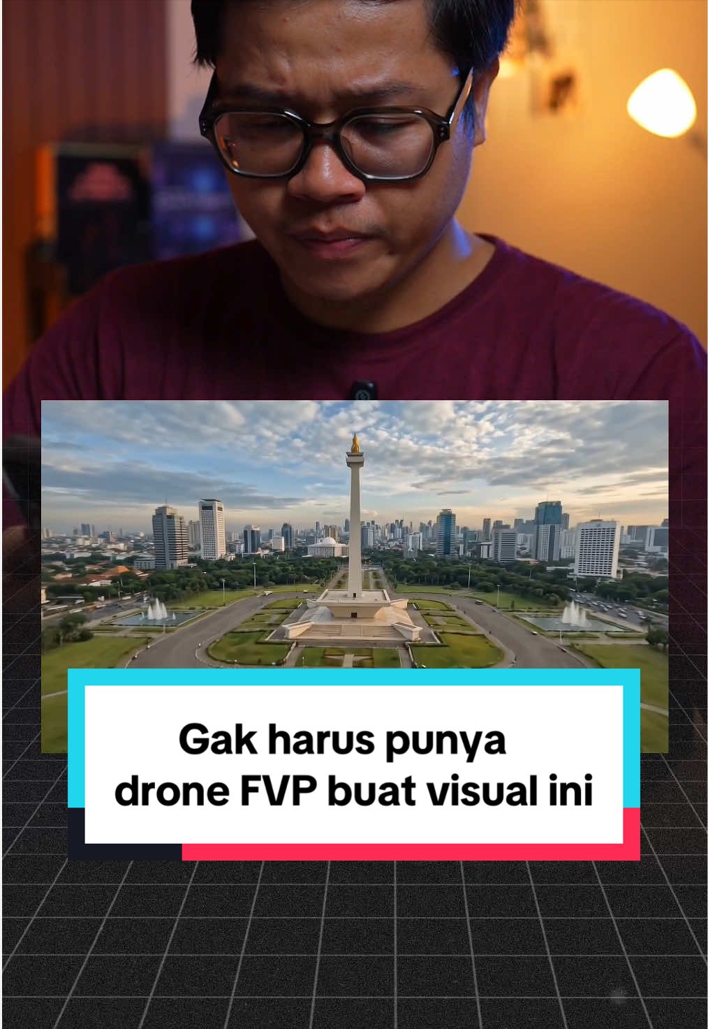 Gak harus punya drone FVP buat kayak gini #drone #tricks