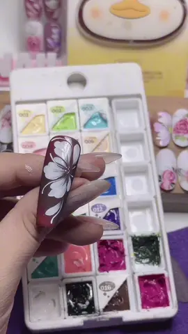 Học vẽ cùng em duy nha#nailduykim #hocnail #daynail #daynailonline #hocnailonline 