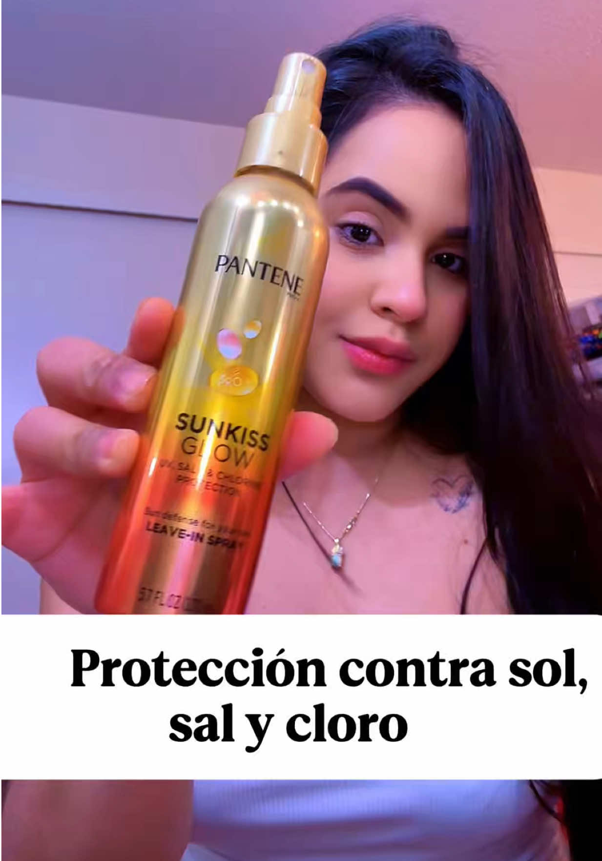 ☀️ Mi cabello sufría después del sol y este spray cambió la rutina. Protege del sol, la sal y el cloro, además deja el cabello suave y con brillo. ✨ Si vas a la playa o la piscina este verano, vale la pena conocerlo. #Pantene #proteccionuv #verano #cabello #parati 