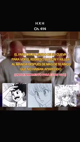 12 años que no se veía a Gon en el manga... Togashi gracias 🤧 #hunterxhunter #togashi #gon #killua #kurapika 