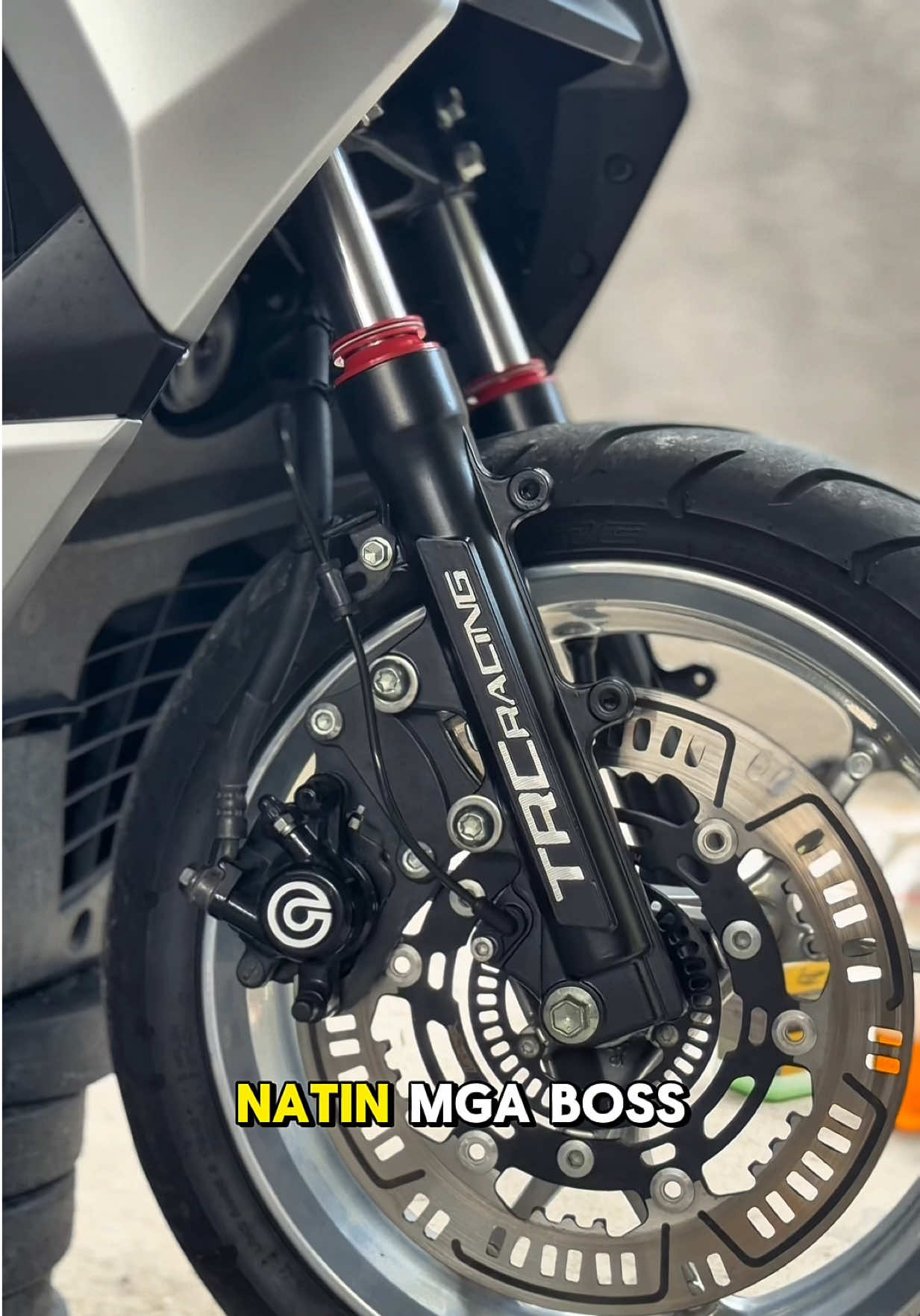 Trc Racing Pro Race front suspension for nmax & aerox🔥  #frontsuspension #trcracing 