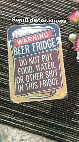 Small decorations #beer #caution #drink #decoration 