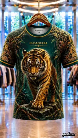 Kaos keren cetakan 3d motif Harimau Nusantara, bahan lembut, nyaman dipakai seharian, mudah kering, tersedia berbagai ukuran#kaosmotifharimau#kaoscasualpria#kaospriadewasa#kaosmurah#kaoaskeren2026