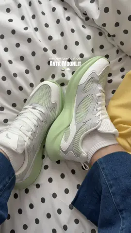 my new running shoes 🍵☁️🐰 #runningshoes #shoes #antashoes #rubbershoes #shoesrecommendation 