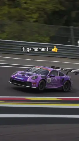 Full send👍 #porschecup #spafrancorchamps #gt3 #racing #eaurouge 