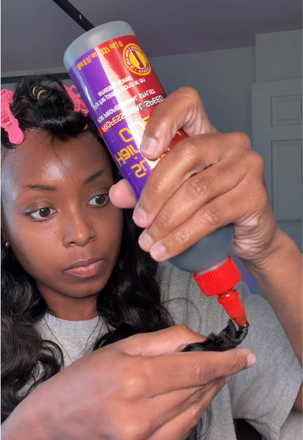 Quick weave install with a 4x4 Lace Closure. This is NOT a tutorial but feel free to take notes, it worked for me! 😁  Quiet on the creek!  #closureinstall #wiginfluencer #quickweave #wiginstall 