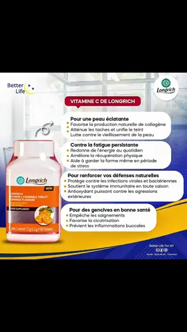 Tu manges peut-être des fruits, mais sais-tu que la vitamine C est sensible à la chaleur, à la lumière et au stockage ? C'est l'une des raisons pour lesquelles certaines personnes choisissent un complément pour compléter leur alimentation. La vitamine C contribue au fonctionnement normal du système immunitaire, aide à réduire la fatigue et protège les cellules contre le stress oxydatif. 💬 Envie d'en savoir plus ? Écris en commentaire ou envoie-moi un message. 53 ❤️ 9689 ❤️30 #VitamineC #Longrich #BienÊtre #Santé #Immunité     