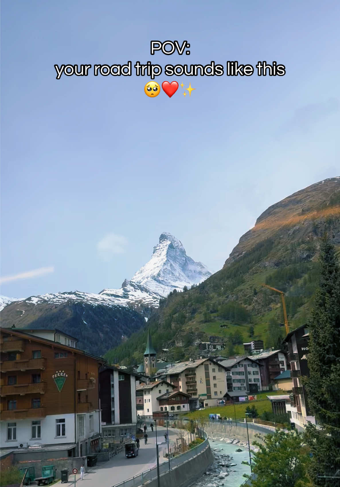 oh to be able to see u in person 🥺 TYL 🙏❤️ #toblerone #switzerland #zermatt #matterhorn #travel  @Switzerland @Toblerone 