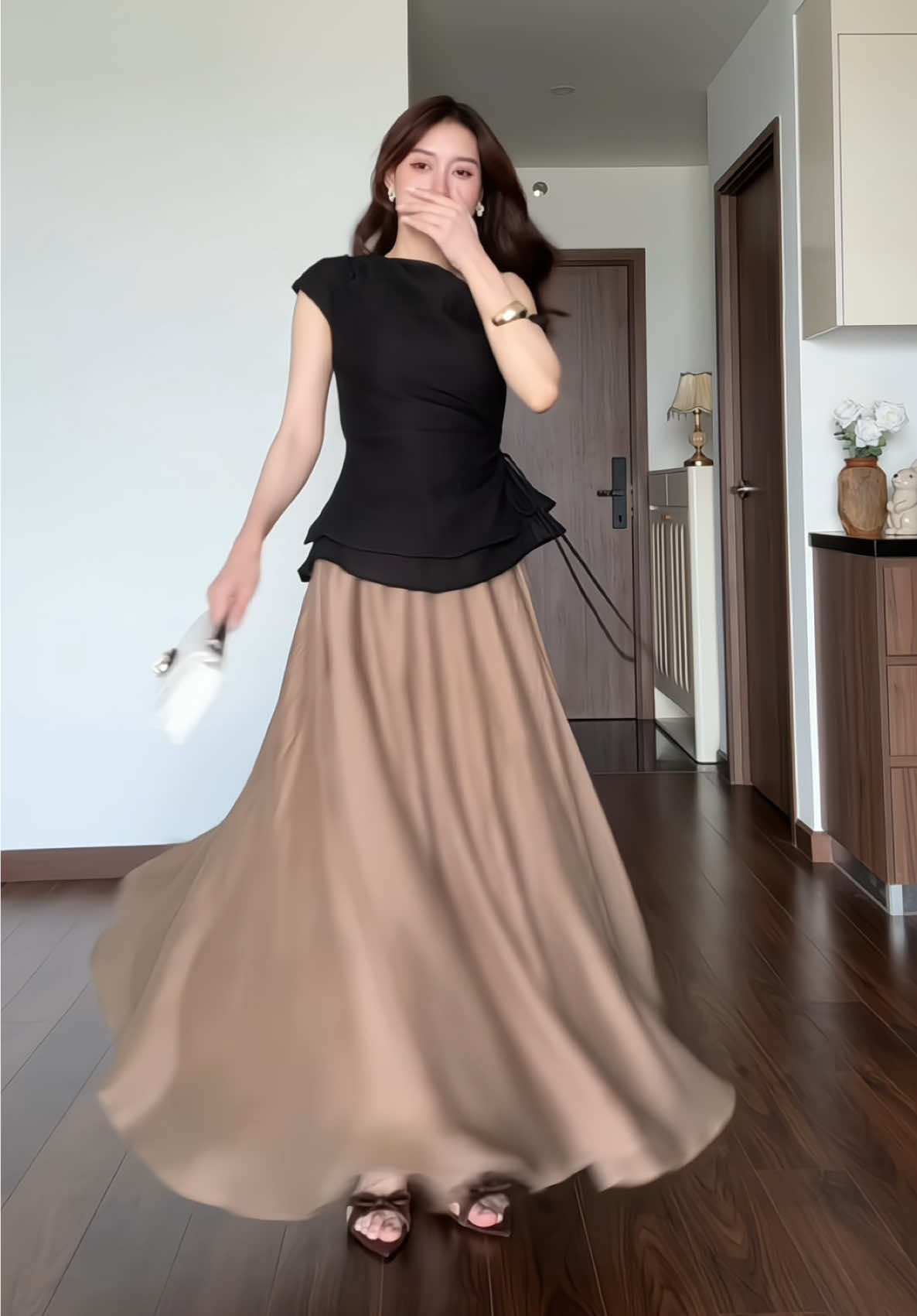 Aww váy nâu các nàng hỏi đây rồi #softgirl quá điiii #zareen 