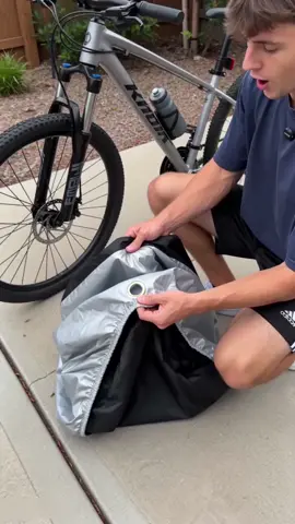 Bike Cover, 190T Outdoor Waterproof Bicycle Covers Rain Sun UV Dust Wind Proof with Lock Hole for Mountain Road Electric Bike#bikecover #cycling #bicycle #waterproof #tiktokshop 